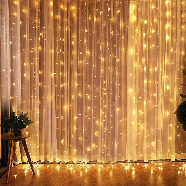 Adornell™ - Christmas Curtains Lights for Home