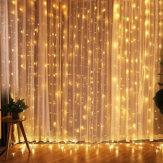 Adornell™ - Christmas Curtains Lights for Home