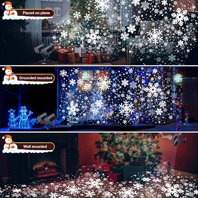 Adornell™- LED Snow Light Projector