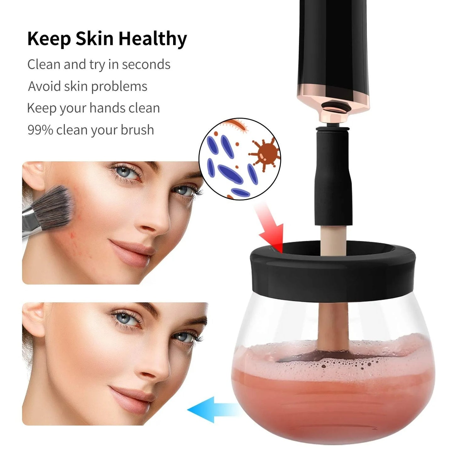 Adornell™- Electric Makeup Brush Cleaner