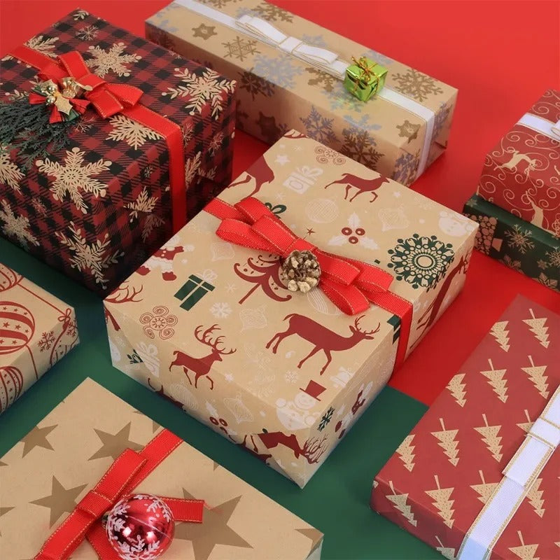 Adornell™- 10pcs Christmas Gift Wrapping Paper