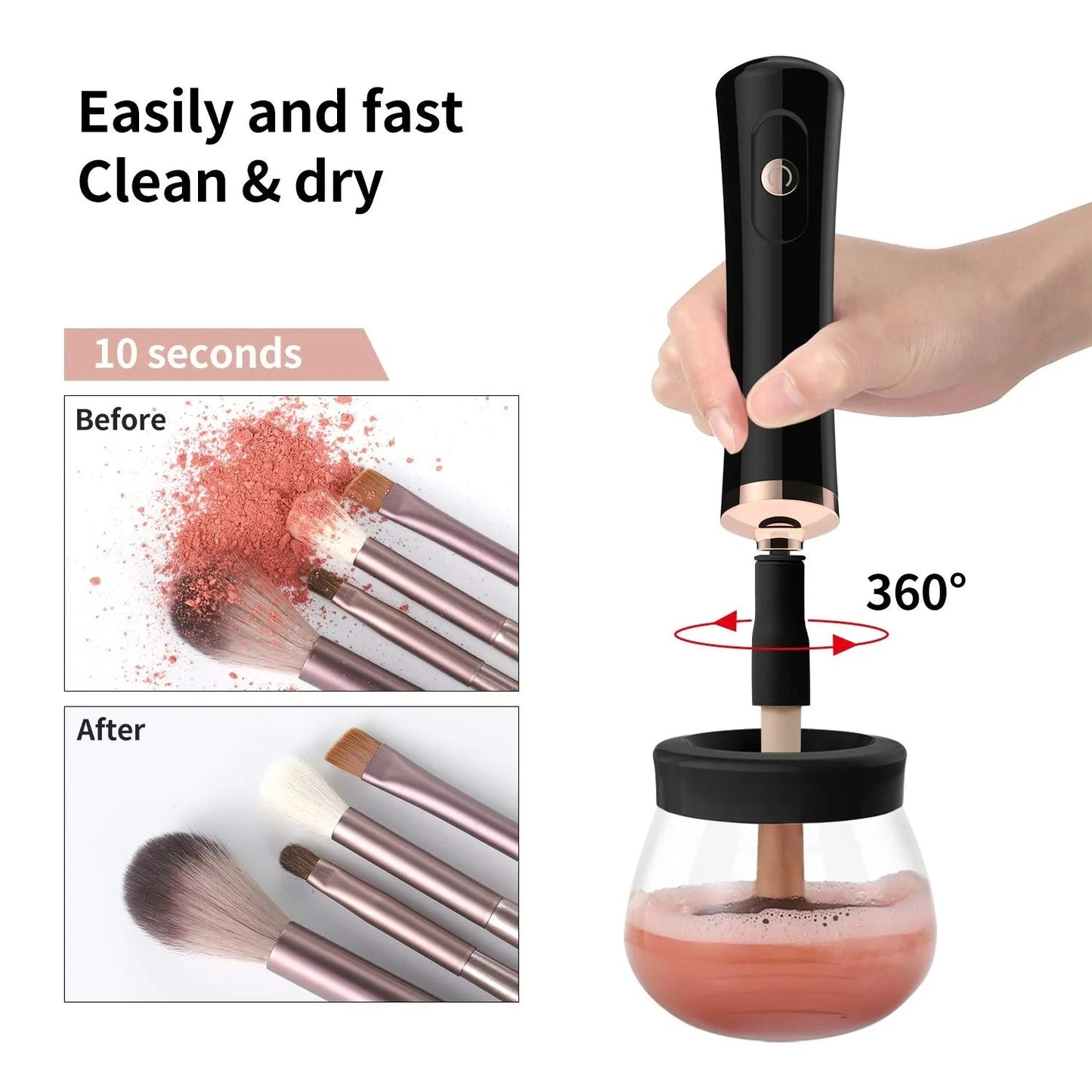 Adornell™- Electric Makeup Brush Cleaner